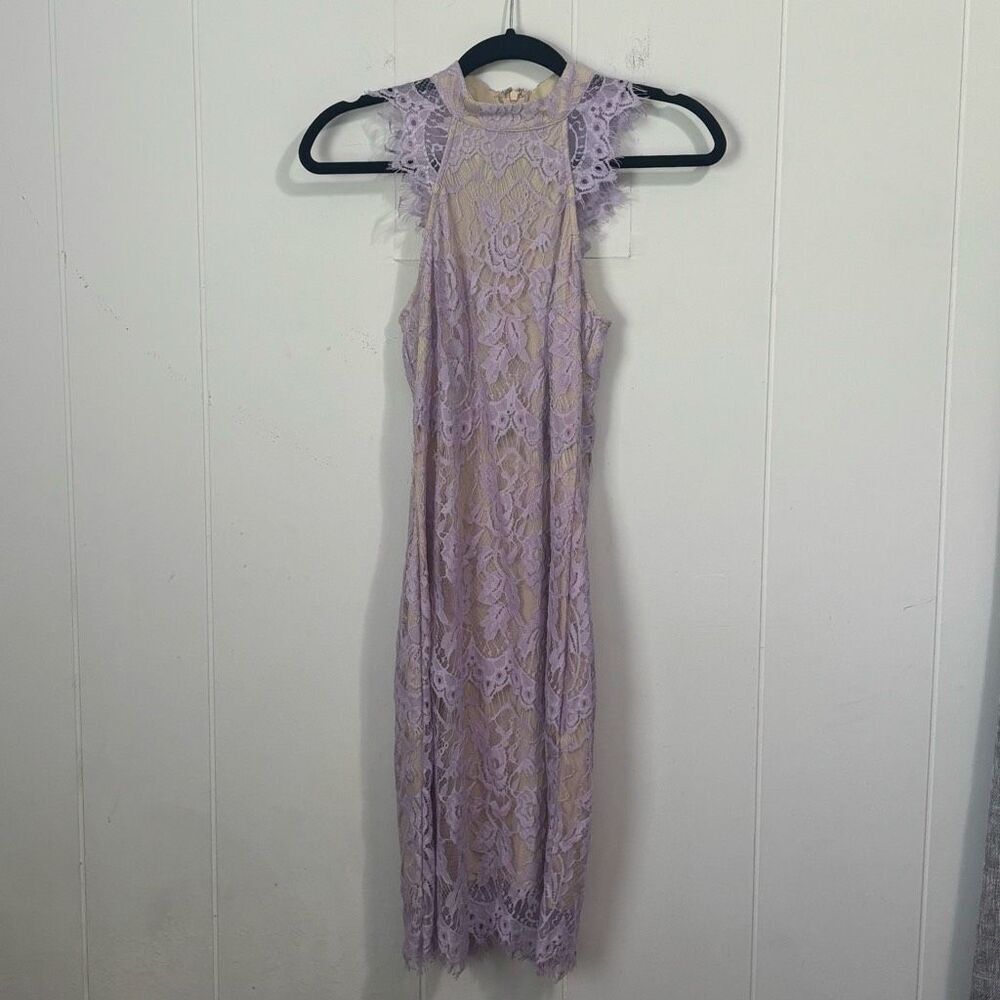 Southern Fried Chics Lavender Lace Sleeveless Dress‎ NWT XS